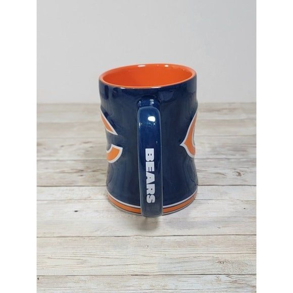 Boelter‎ Brands NFL Chicago Bears Relief Sculpted Ceramic Coffee Mug NWOT - Picture 4 of 7